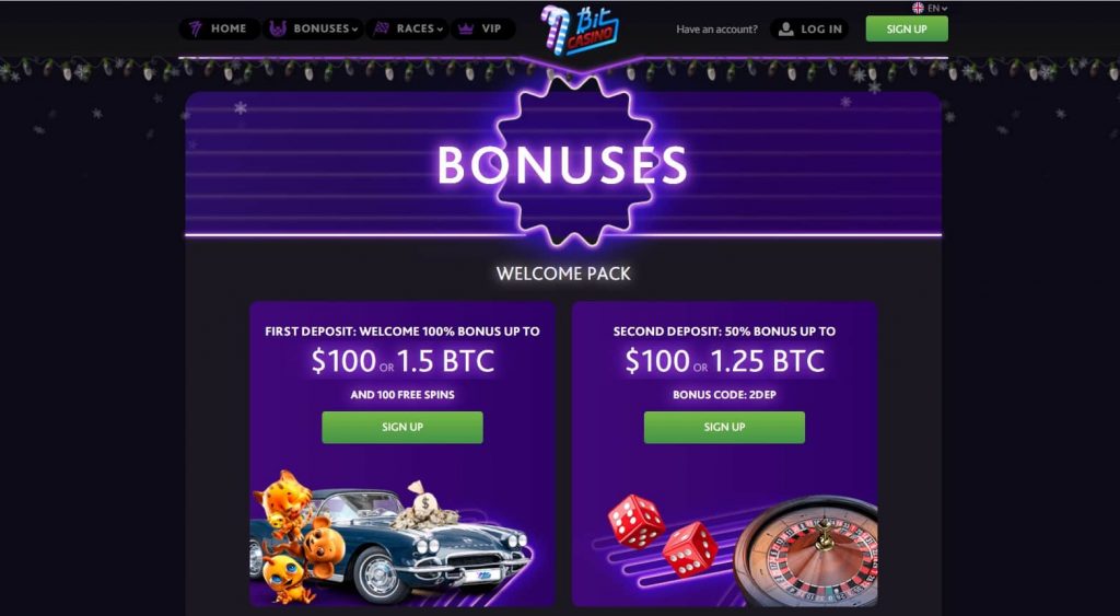 7bit Bitcoin Online casino Review within USA 2022